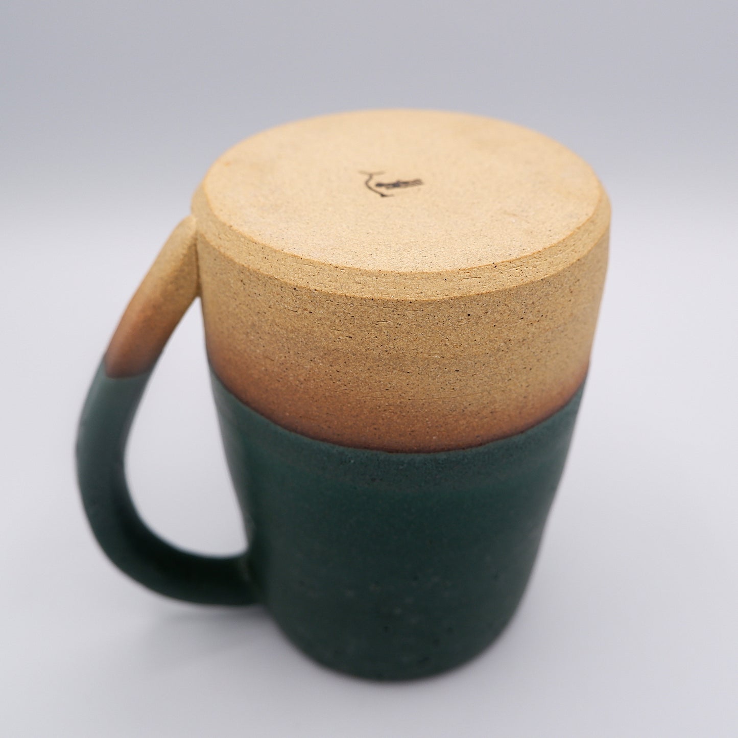Taza delgada color turquesa 68
