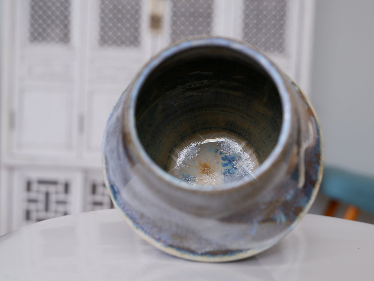 Dark grey small vase