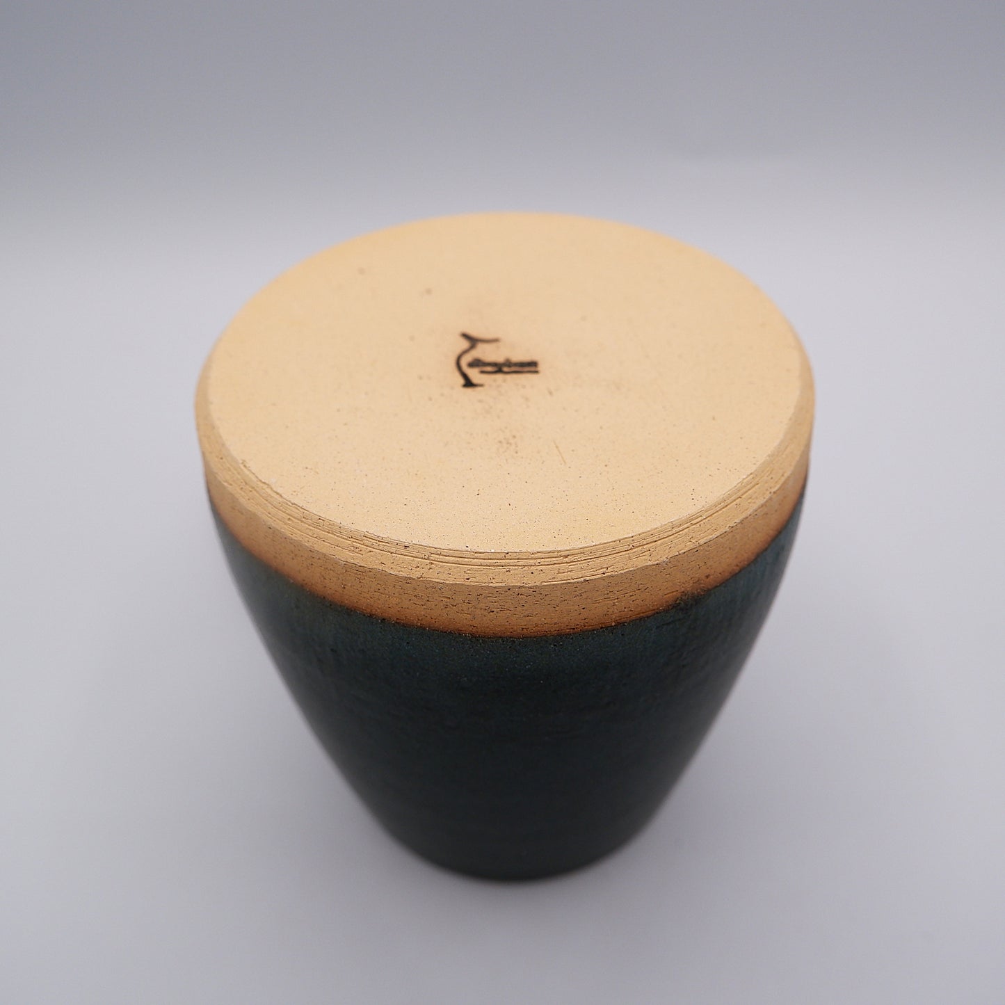 Vaso de whisky azul marino mate 19