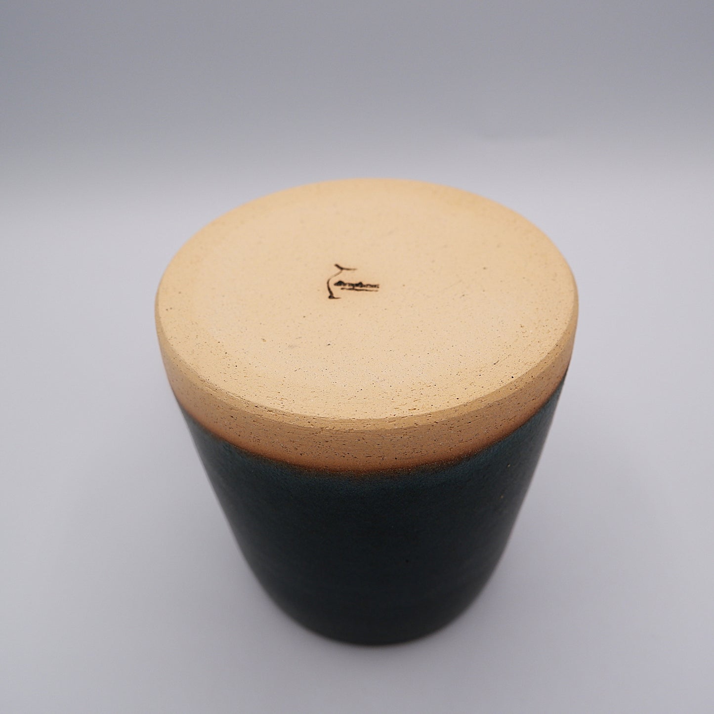 Vaso de whisky azul marino mate 21