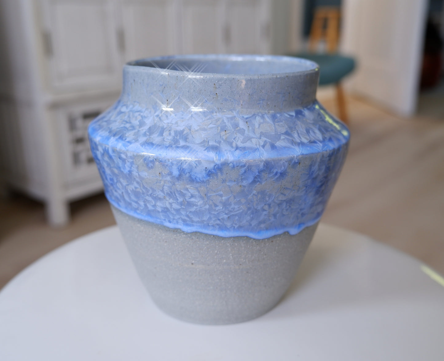 Blue Stoneware Vase I