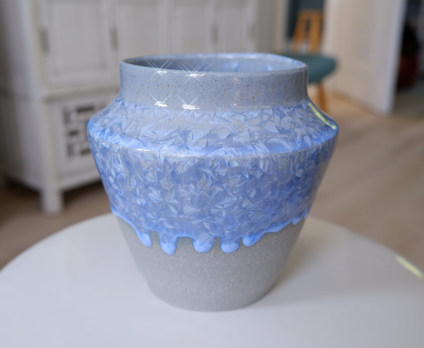 Blue Stoneware Vase I