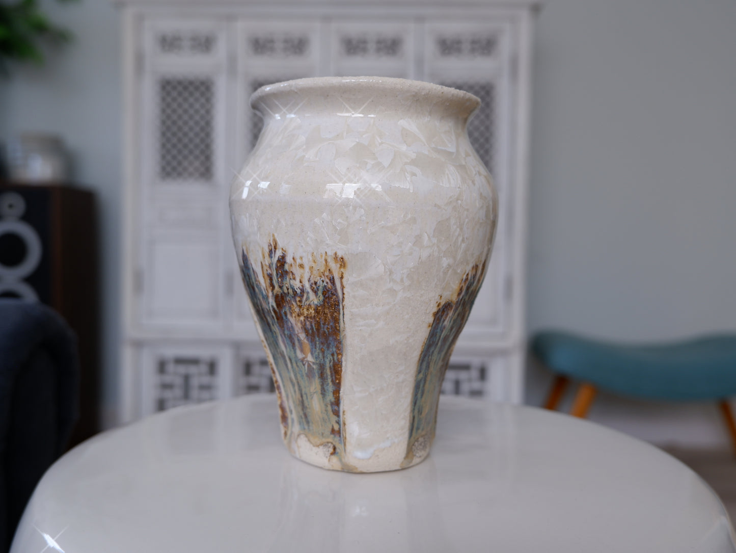 Window-Carved Medium Vase II