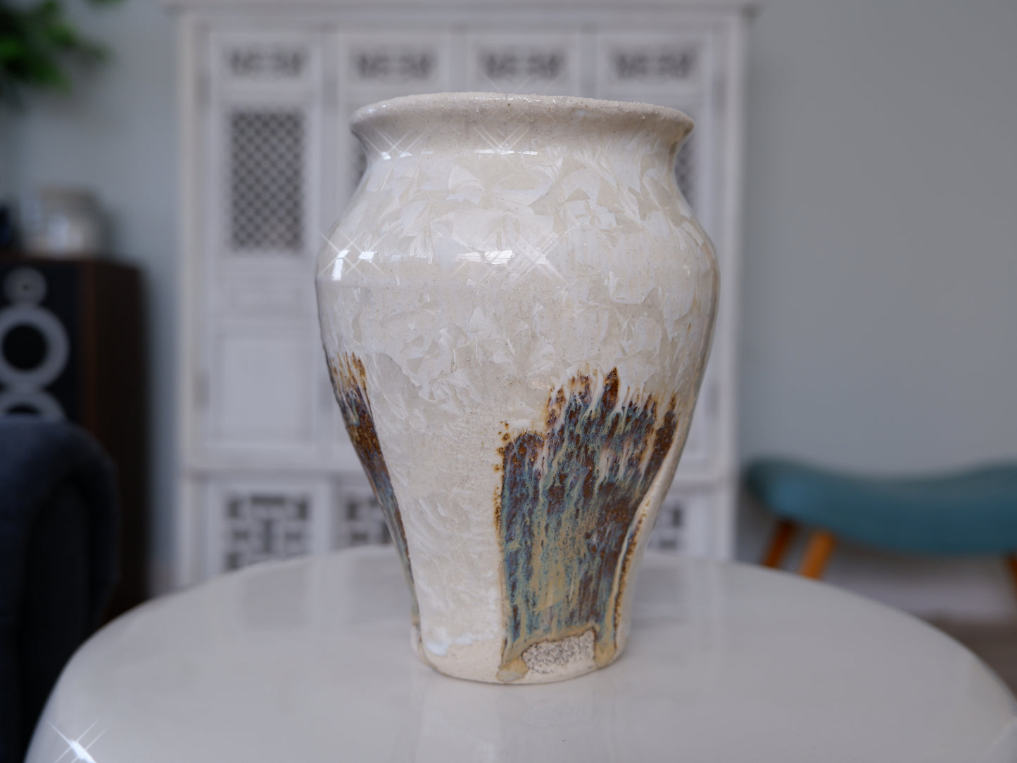 Window-Carved Medium Vase II