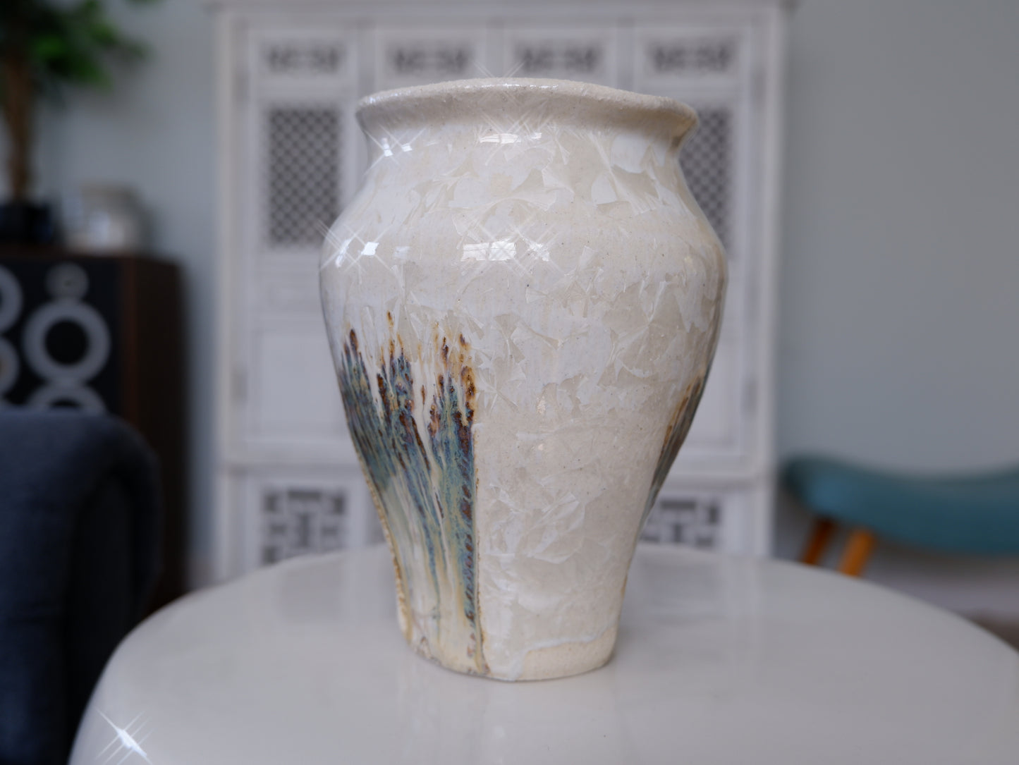 Window-Carved Medium Vase II