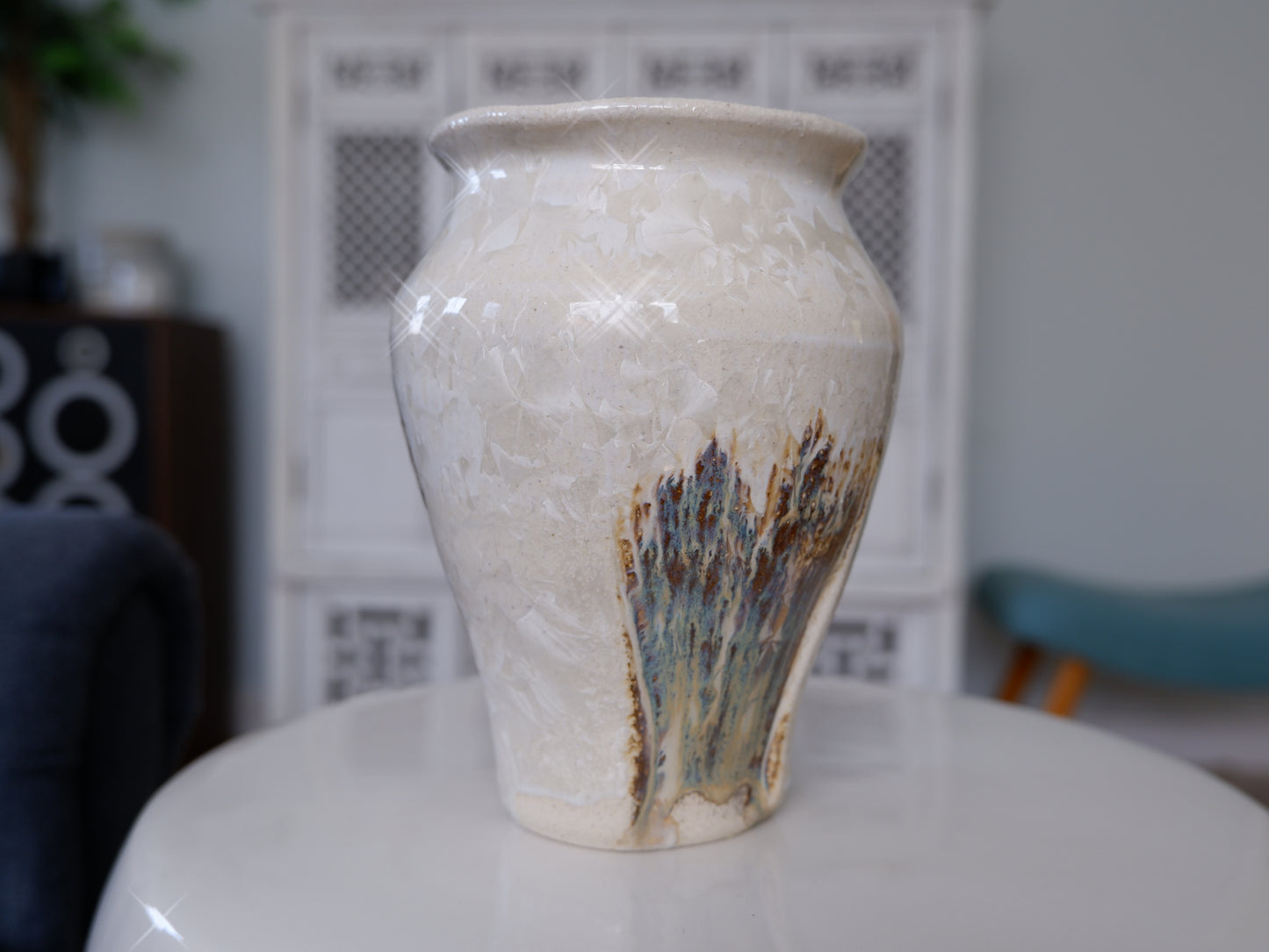 Window-Carved Medium Vase II