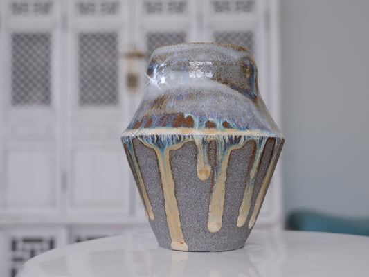 Dark grey small vase