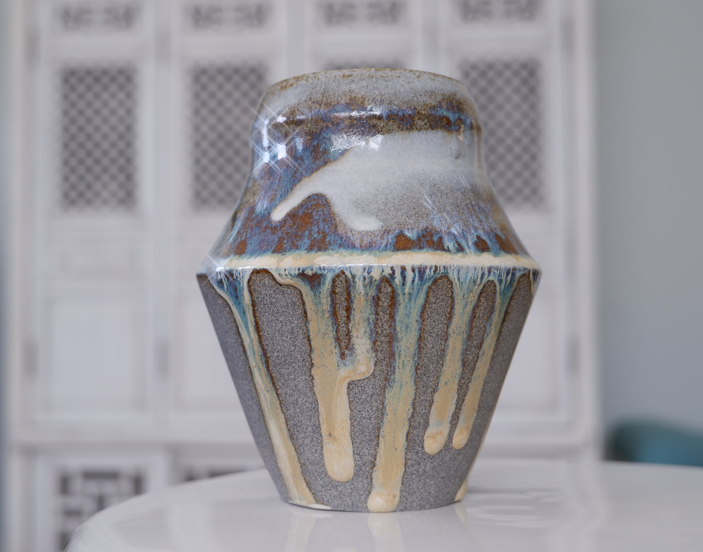 Dark grey small vase