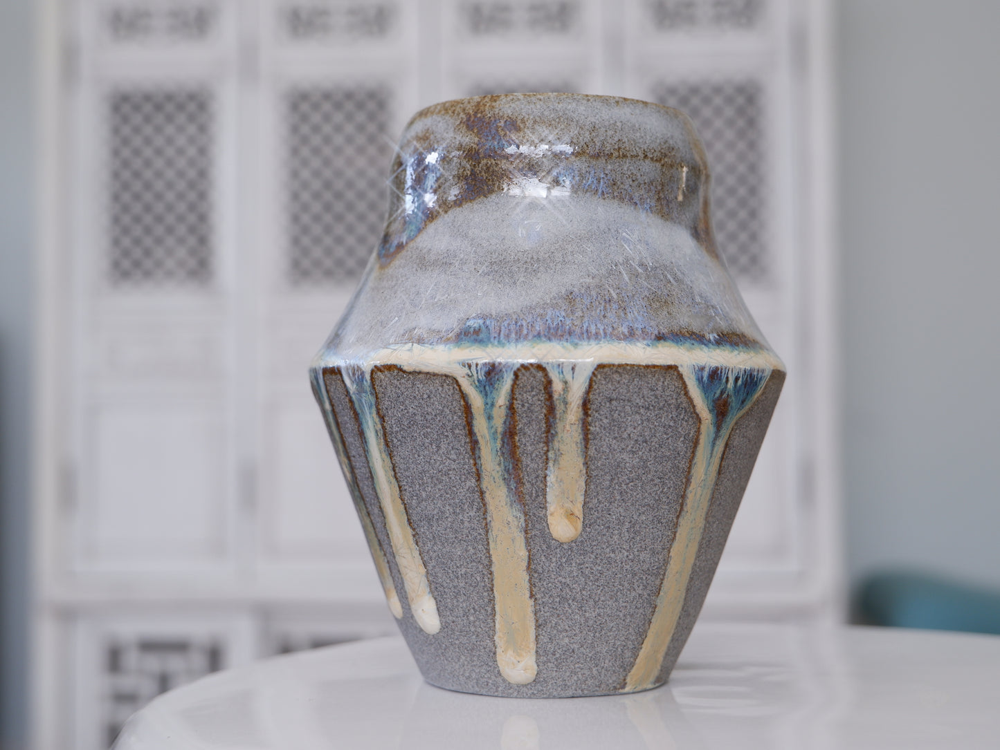 Dark grey small vase