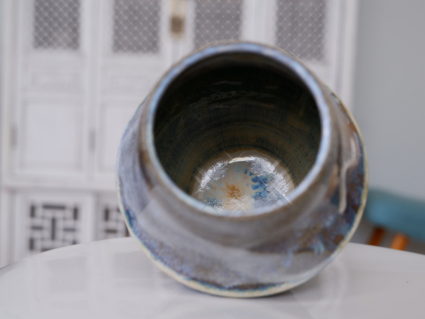 Dark grey small vase