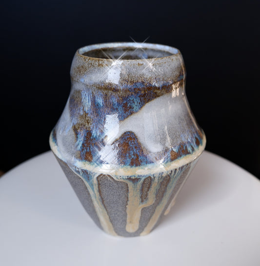 Dark grey small vase